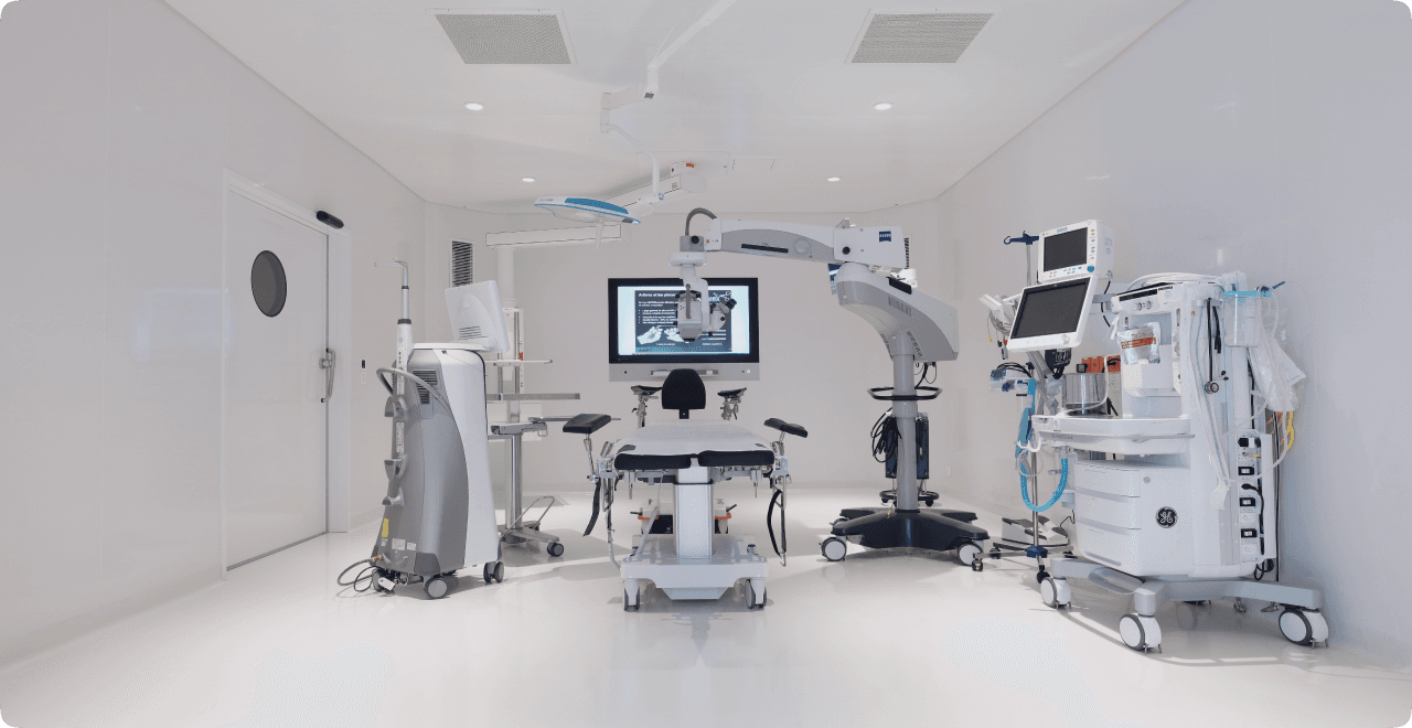 Clinical machinery slide
