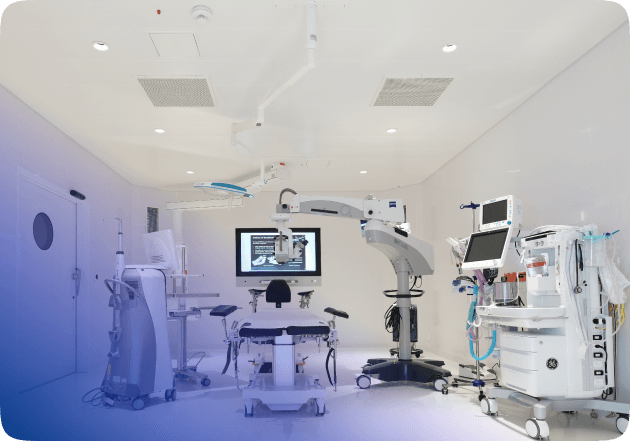 State of the art laser surgery room
